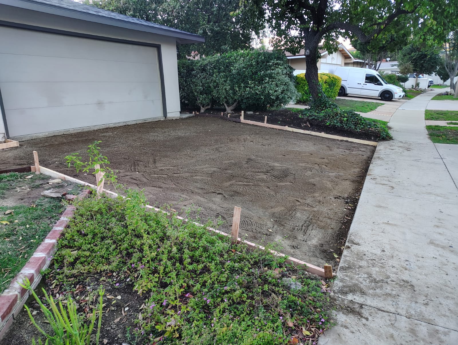 Completed California landscape project